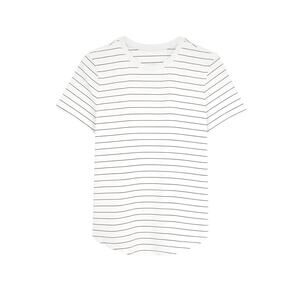 LULULEMON Love Crewneck T-Shirt in Short Serve Stripe White Black 6